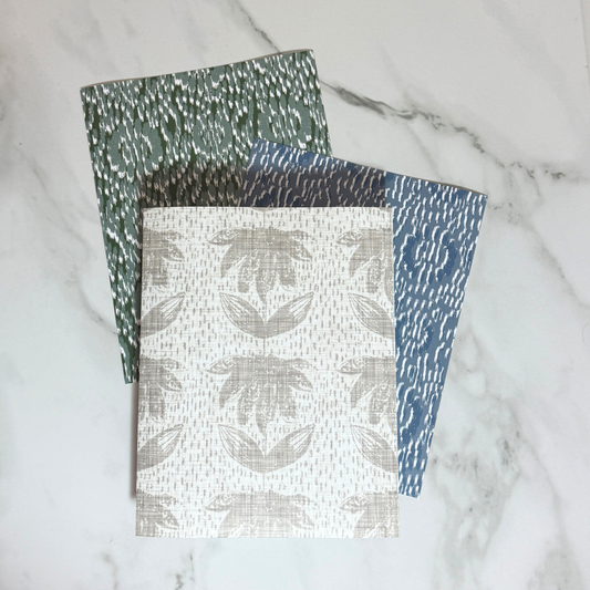 Neutral Petal Repeat Art Print | 8x10 | 11x14 | Modern Botanical Wall Art in Soft Taupe