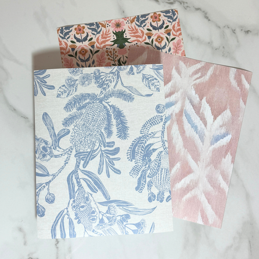 Botanical Sketch Art Print | 8x10 | 11x14 | Vintage-Inspired Wall Art in Blue