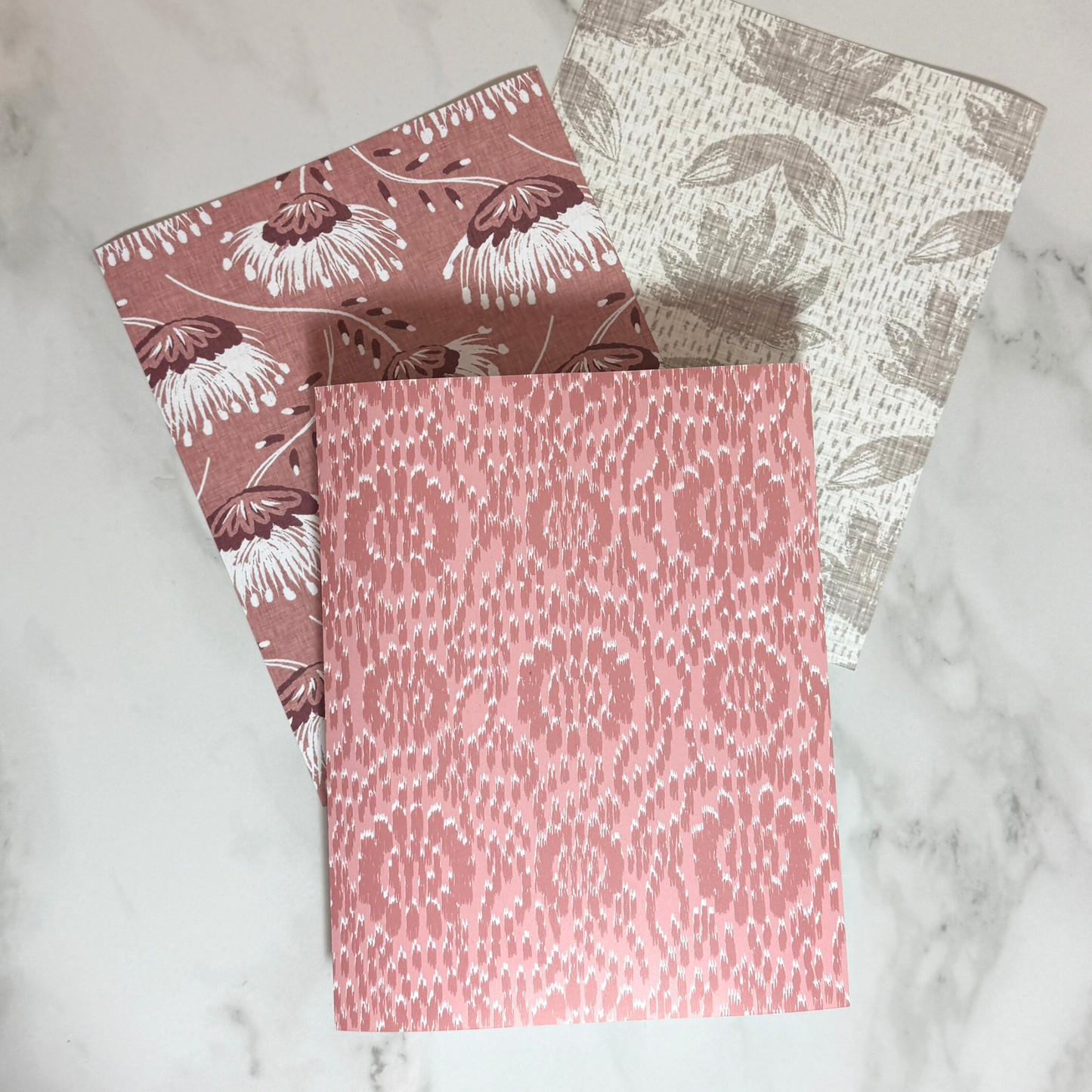 Blush Ikat Art Print | 8x10 | 11x14 | Soft Modern Patterned Wall Art in Pink