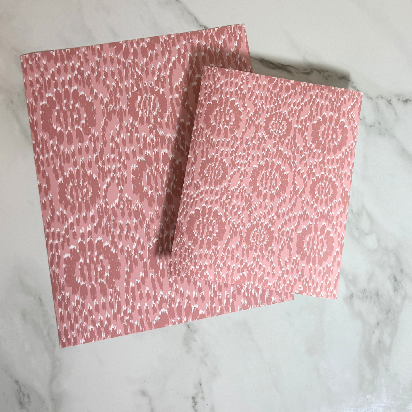 Blush Ikat Art Print | 8x10 | 11x14 | Soft Modern Patterned Wall Art in Pink