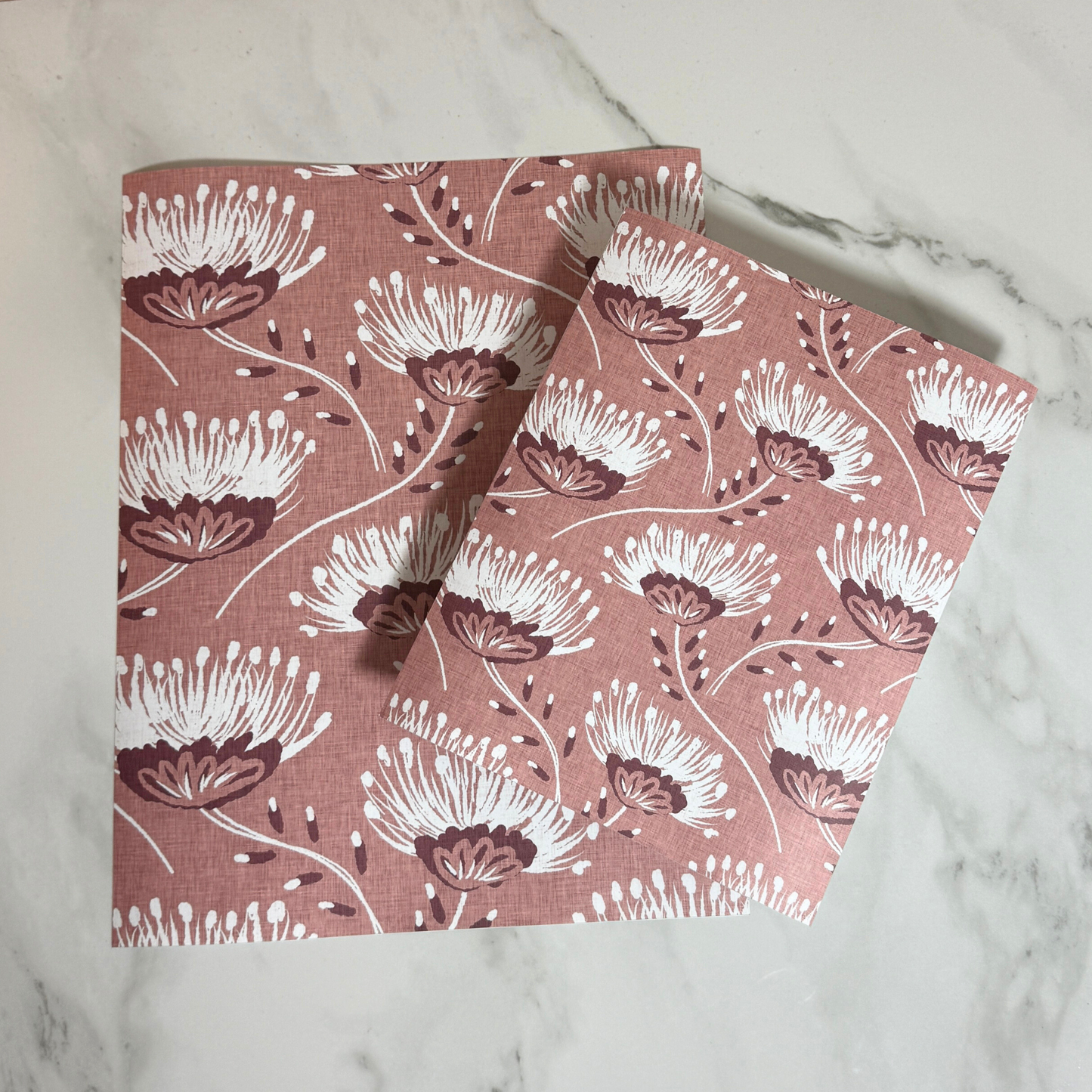 Dusty Rose Thistle Bloom | 8x10 | 11x14 | Modern Floral Art Print