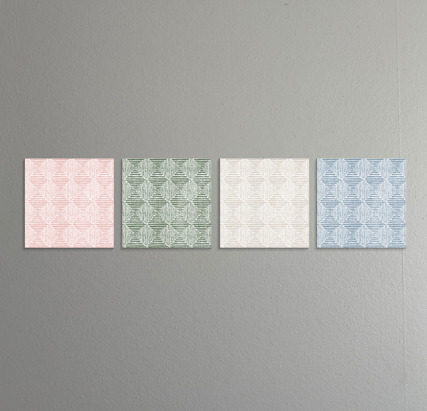 Framed in Color | 4-Piece Geometric Print Set