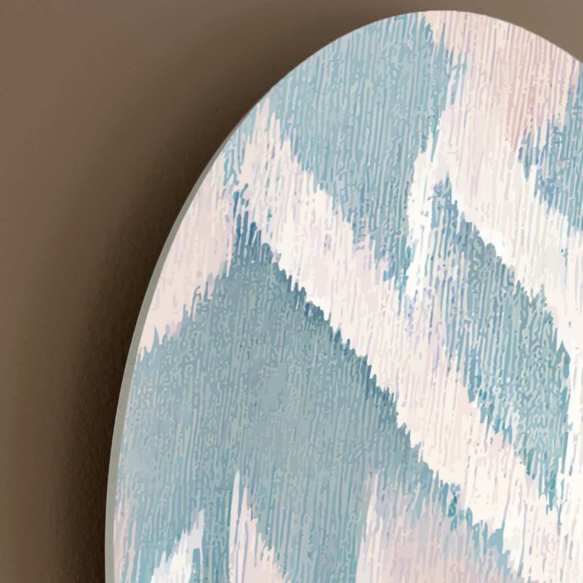 Modern Boho Arch Wall Art | Dusty Blooms | Soft Textural Boho Decor