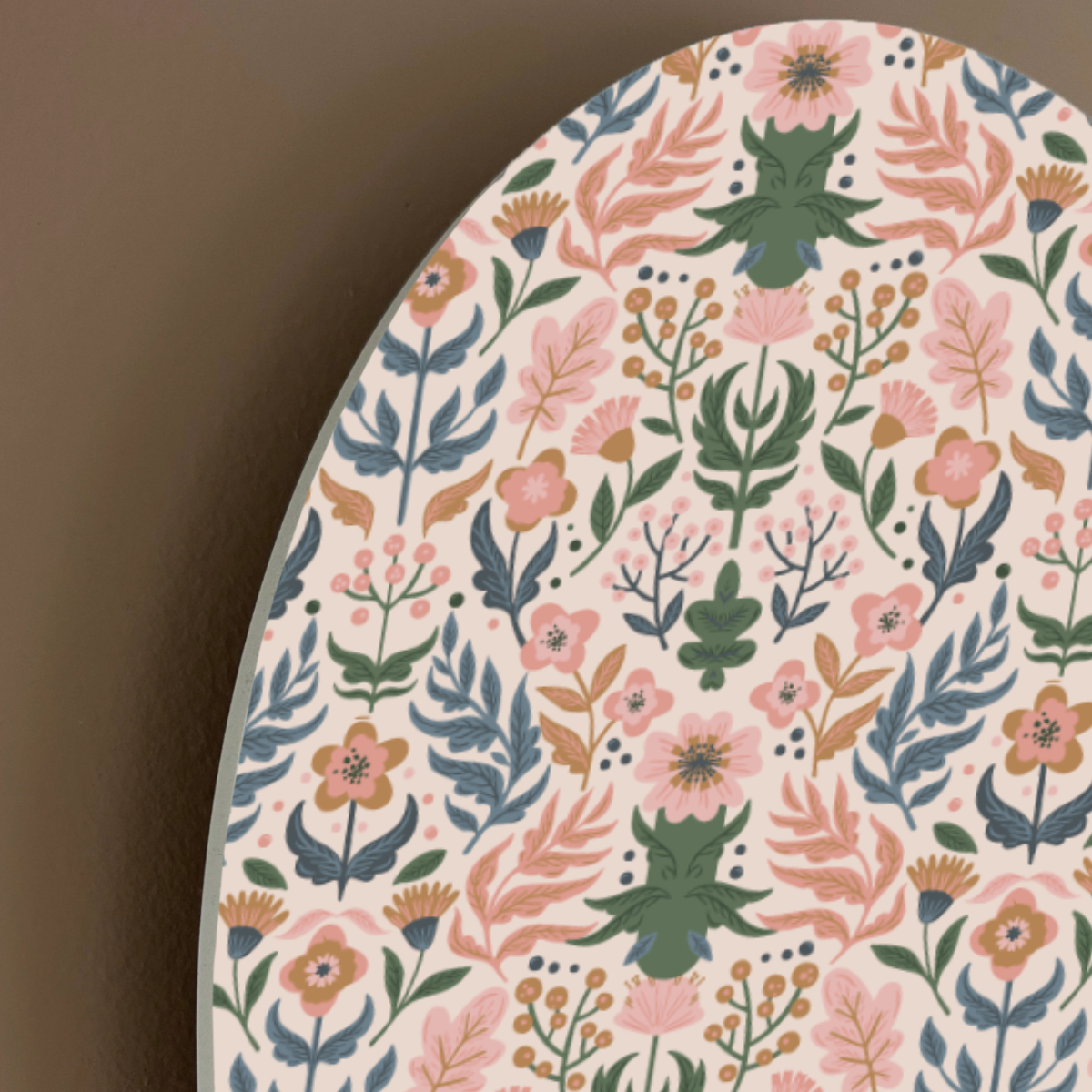 Wildwood Garden | Modern Floral Folk Arch Wall Art