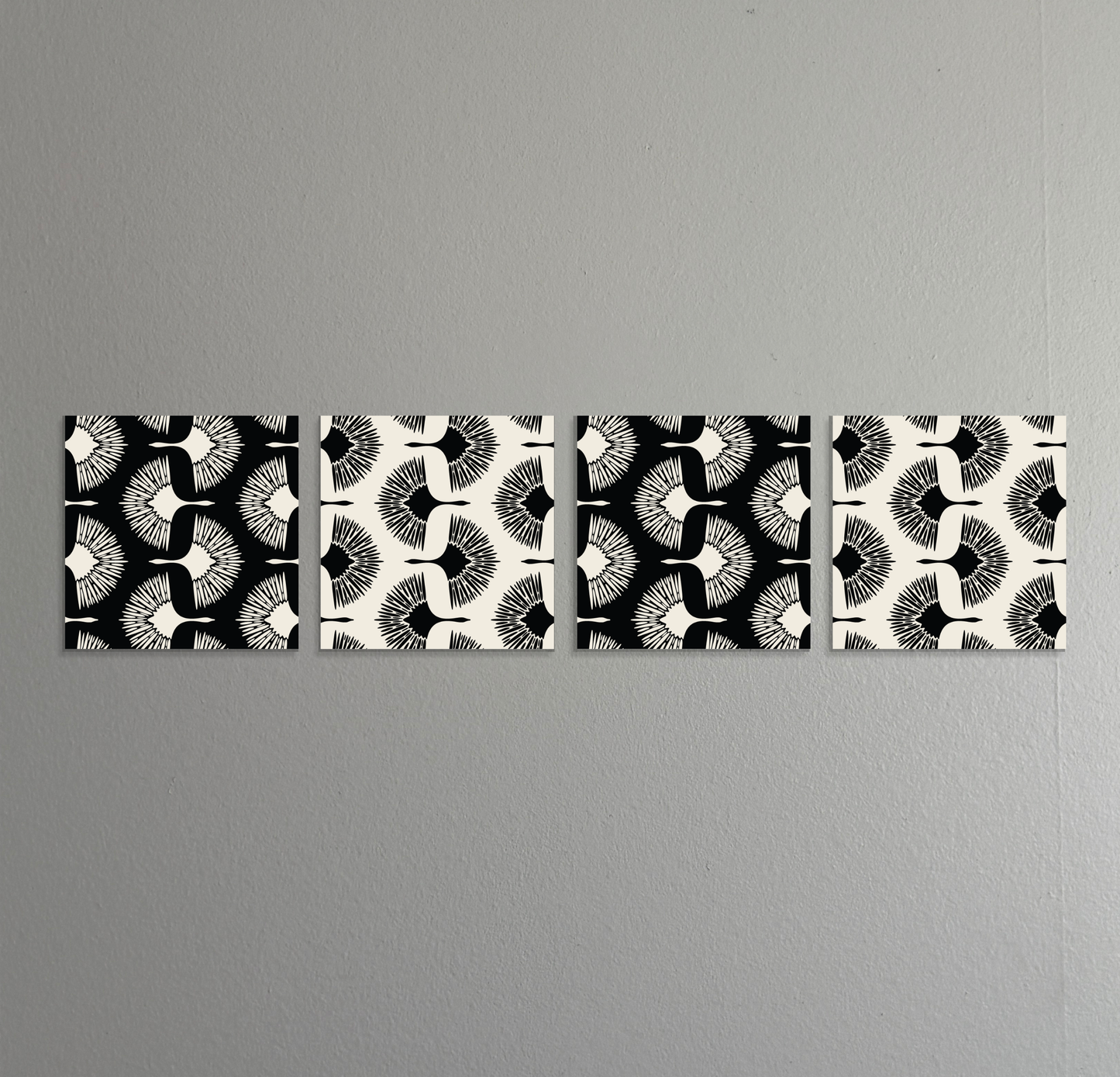 Monochrome Motion | Set of 4 Art Prints | Signature Art Print in Curated Colorways