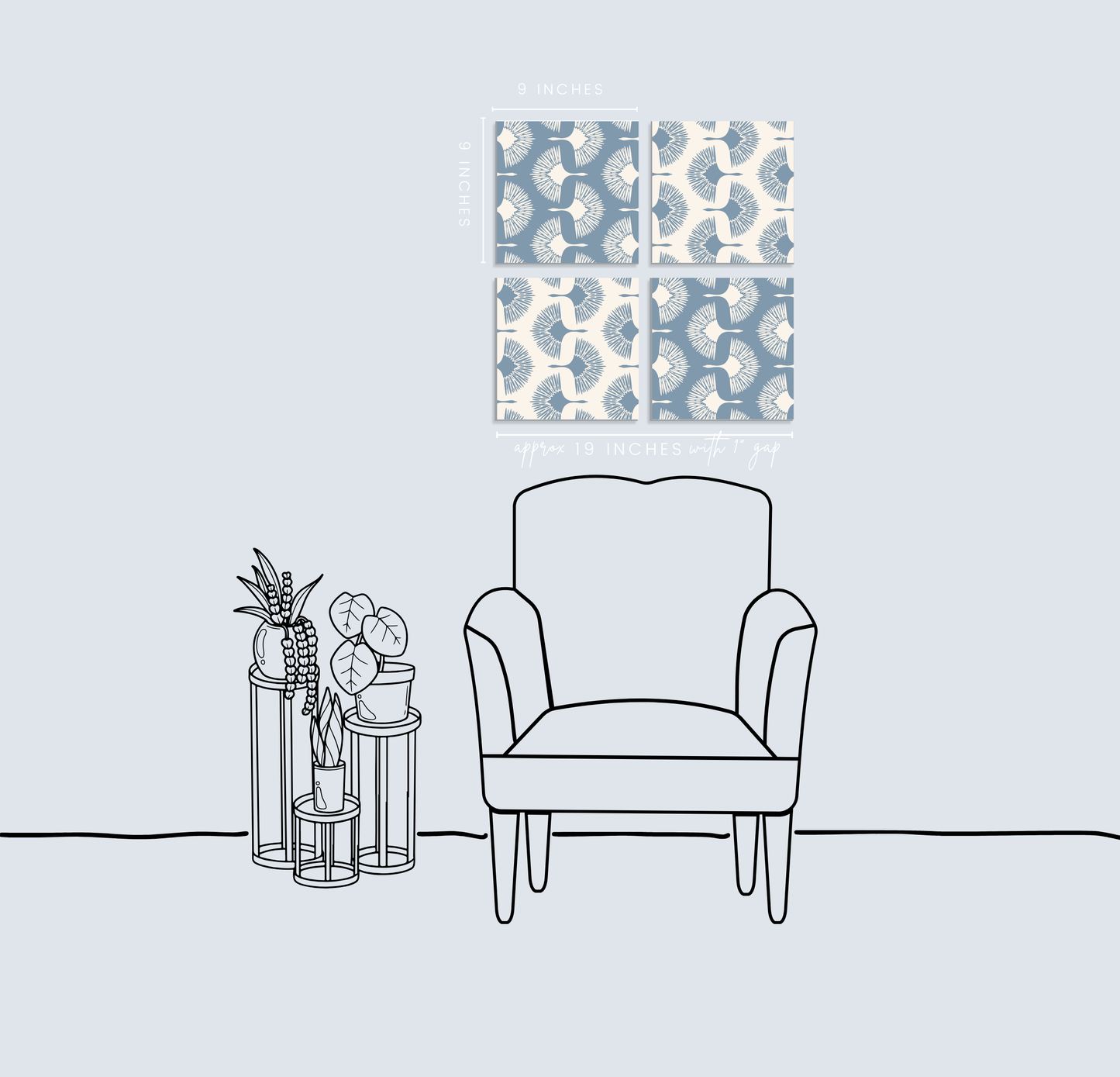 Monochrome Motion | Set of 4 Art Prints | Signature Art Print in Curated Colorways
