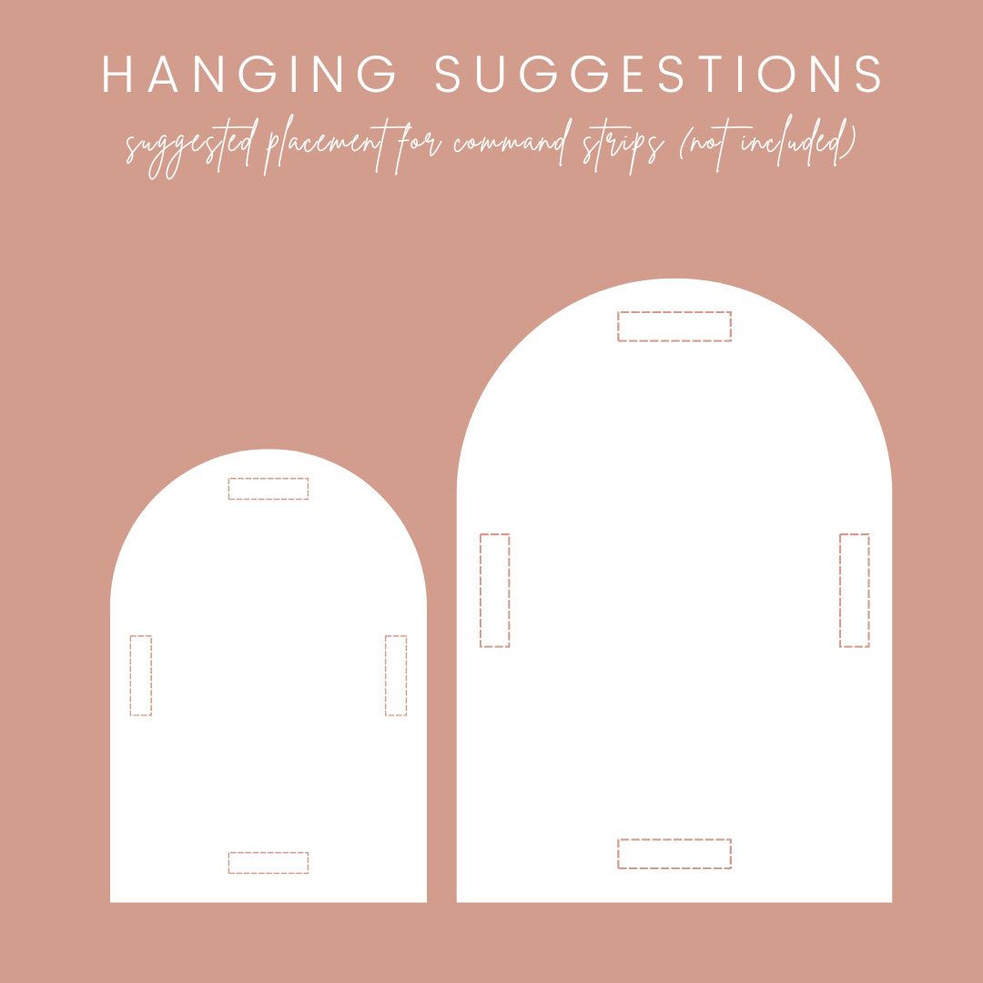 Modern Boho Arch Wall Art | Blush Bloom | Soft Textural Boho Decor