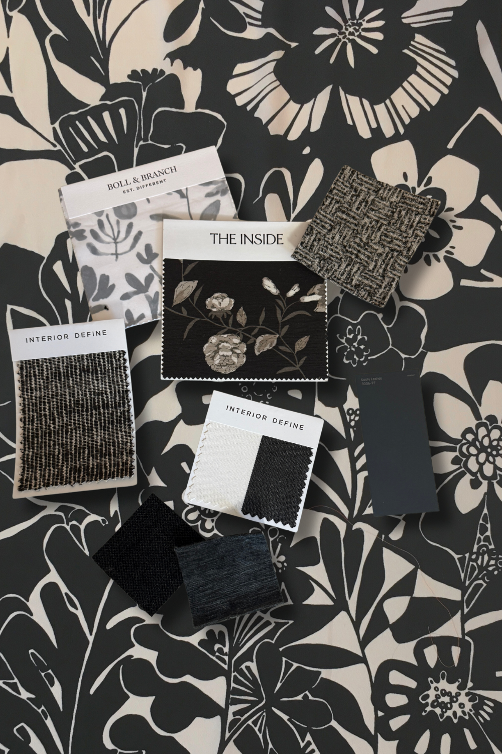 the blacks | inky black + linen