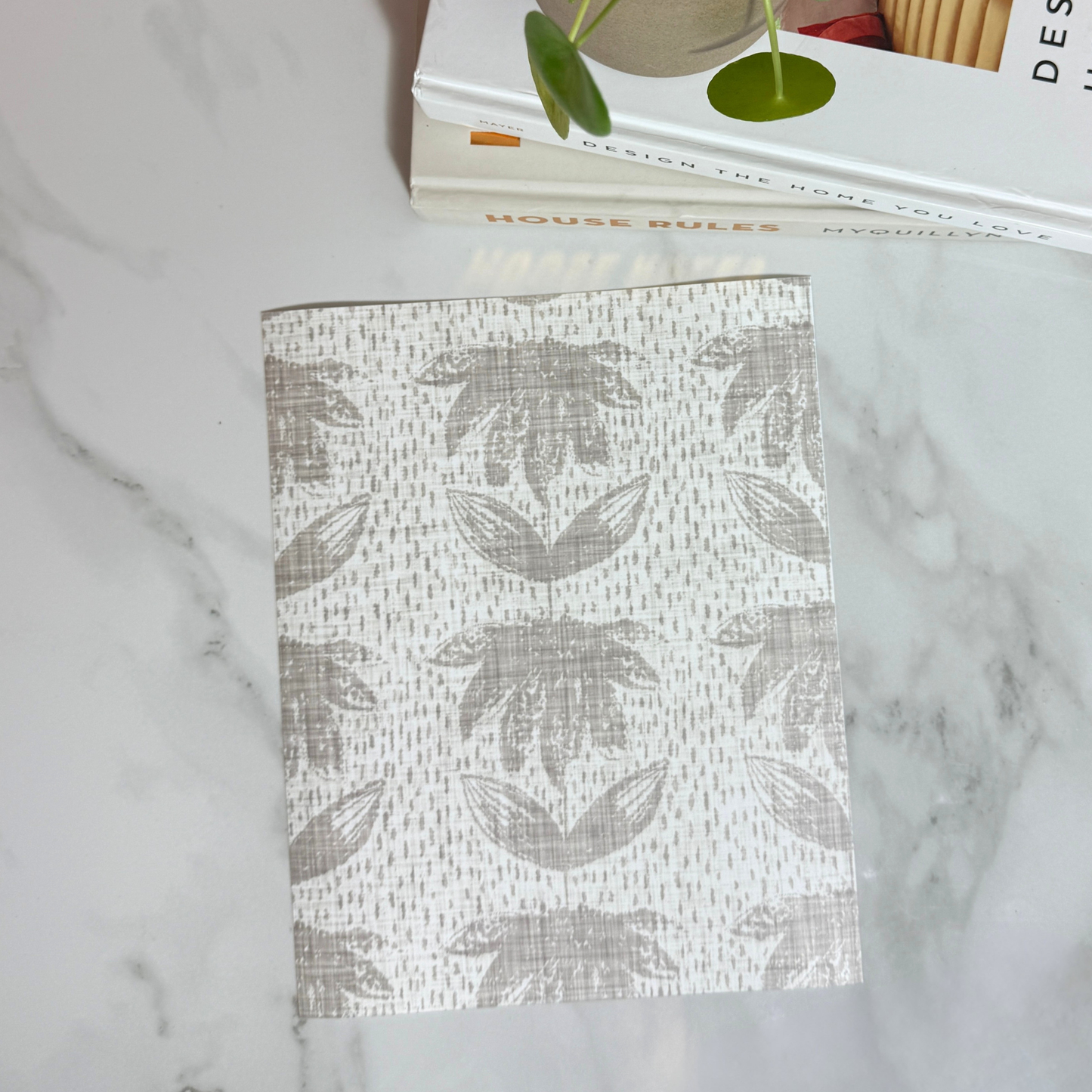 Neutral Petal Repeat Art Print | 8x10 | 11x14 | Modern Botanical Wall Art in Soft Taupe