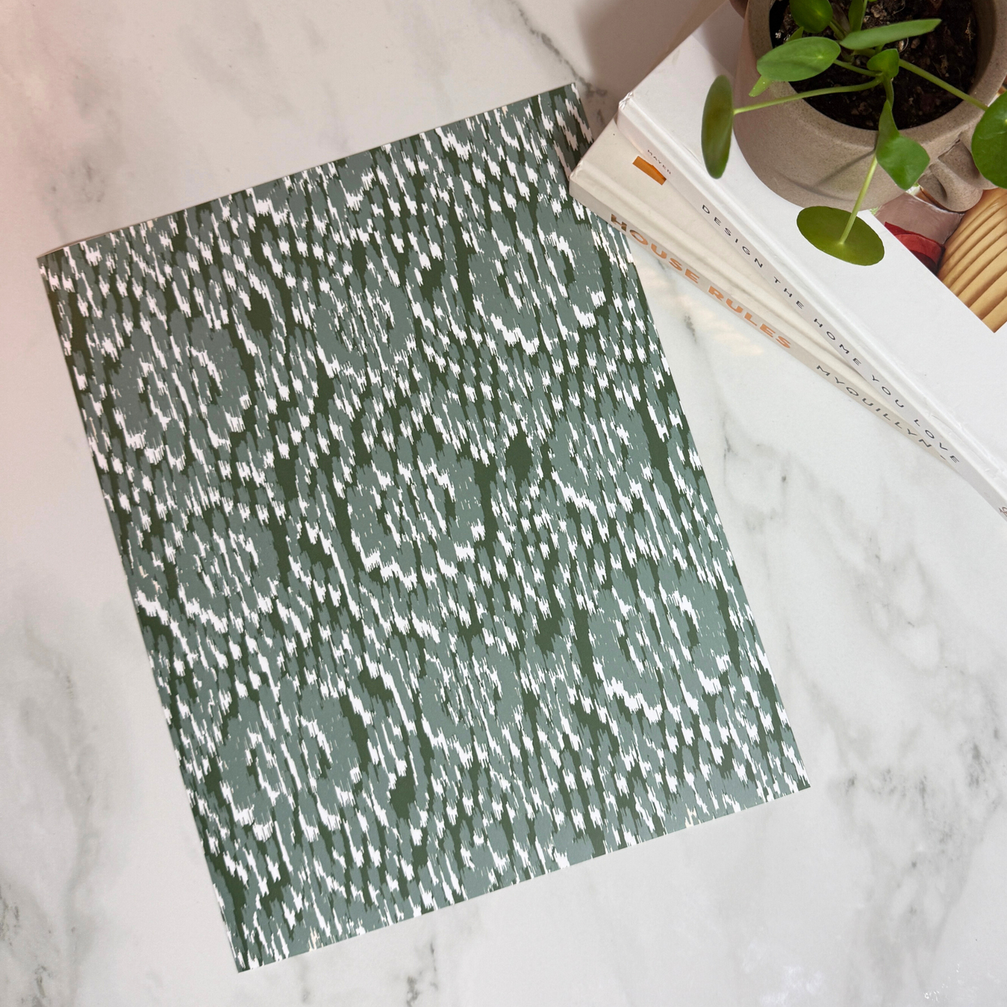 Sage Ikat Art Print  | 8x10  | 11x14 | Bold Modern Wall Art