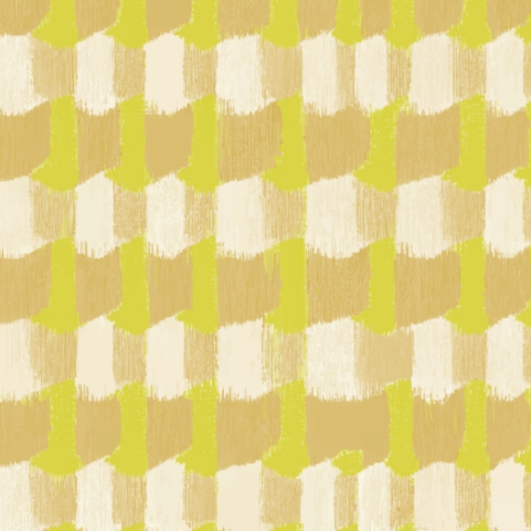 Block Party Yellow Door Detail Strip | Peel and Stick Door Accent | Painterly Yellow Modern Door Trim