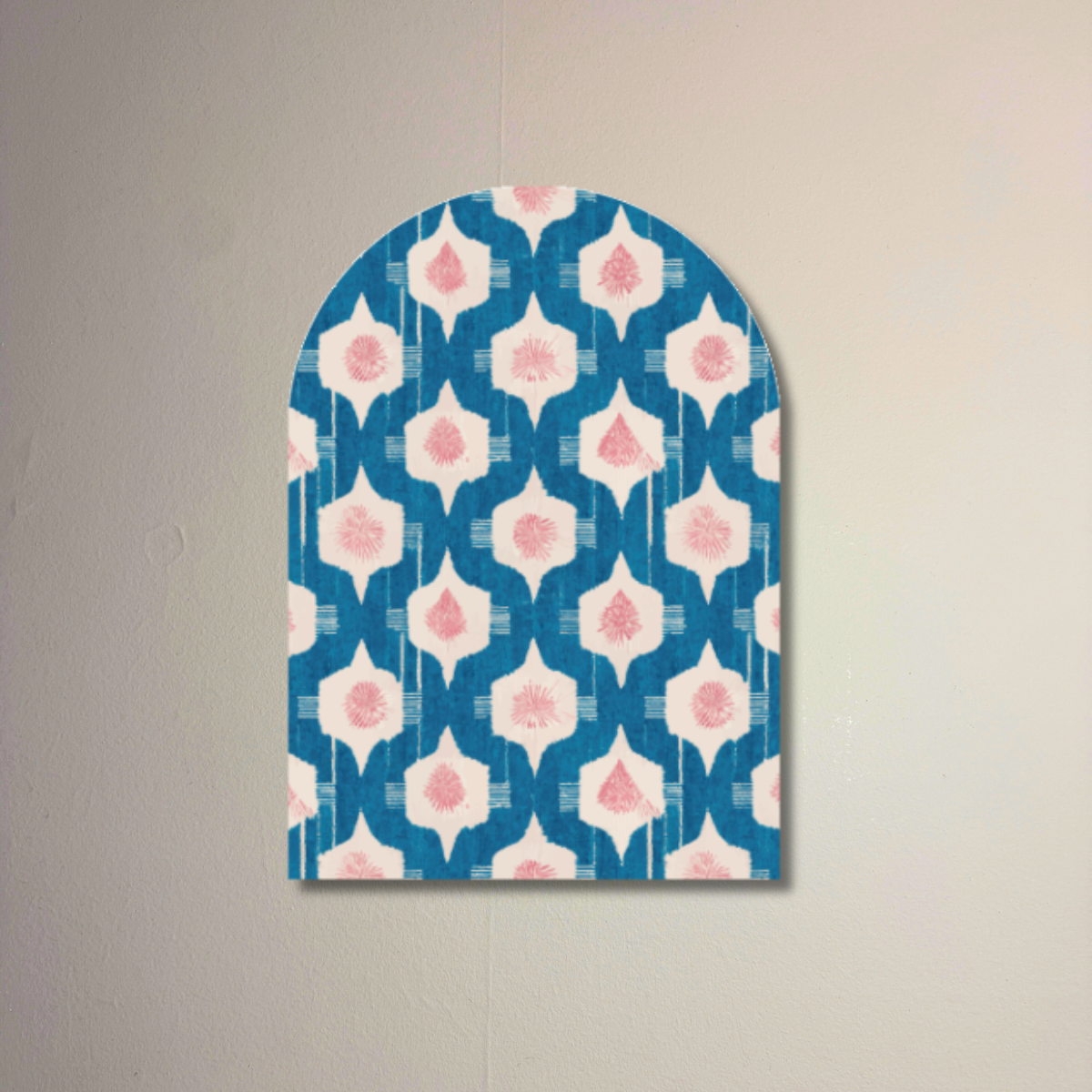 Blue Bazaar Arch Wall Art | Blue Pattern Decorative Arch Decor