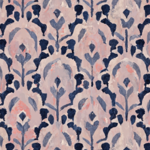 Blush Reverie Door Detail Strip | Peel and Stick Door Accent | Soft Pink Floral