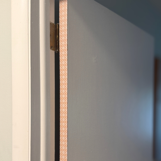 Casablanca Door Detail Strip | Peel and Stick Door Accent | Neutral Geometric Door Trim