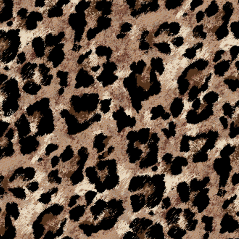 Chelsea Leopard Door Detail Strip | Peel and Stick Door Accent | Neutral Leopard Print Door Trim