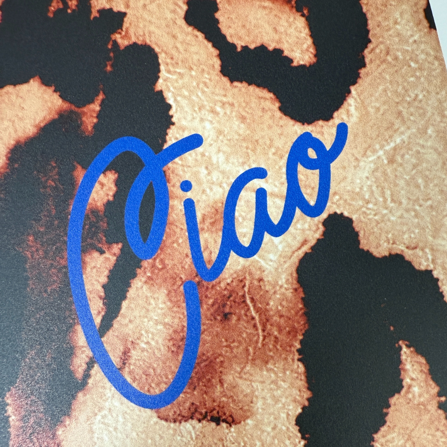 Ciao | Leopard Print Wall Art | 8x10 and 11x14 Size