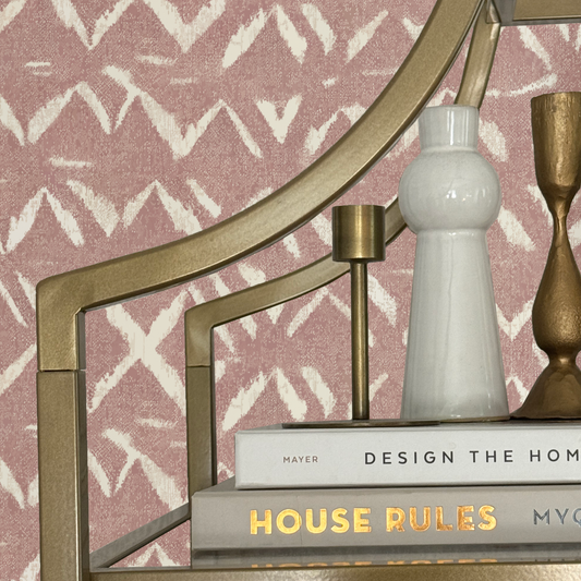 Desert Bloom Peel and Stick Wallpaper | Blush Neutral Modern Boho Pattern