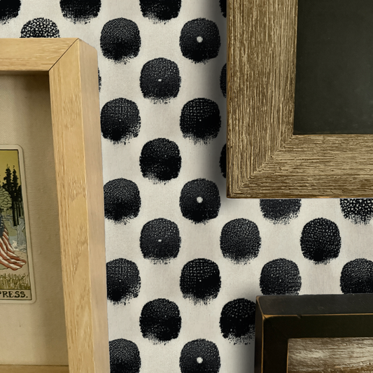 Dot Obsessed Peel and Stick Wallpaper | Modern Polka Dot Statement Pattern