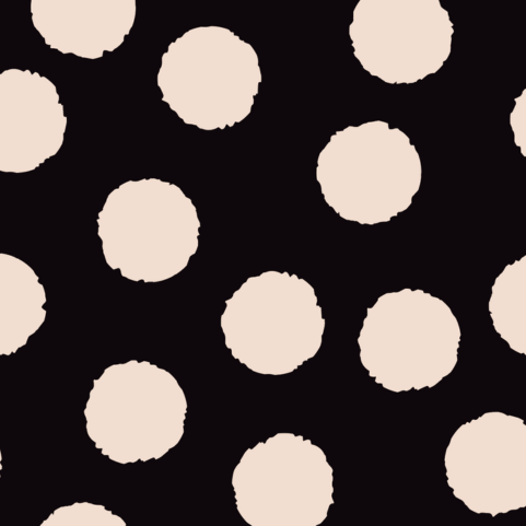 Dot Theory Door Detail Strip | Peel and Stick Door Accent | Black and Cream Polka Dot Door Trim