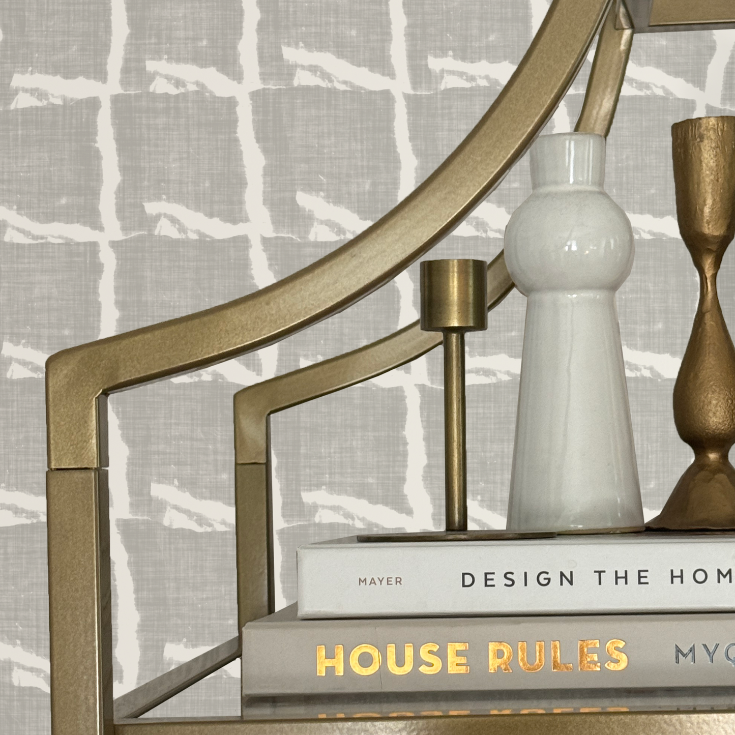 Modern Plaster Peel and Stick Wallpaper | Neutral Textured Faux Plaster Pattern