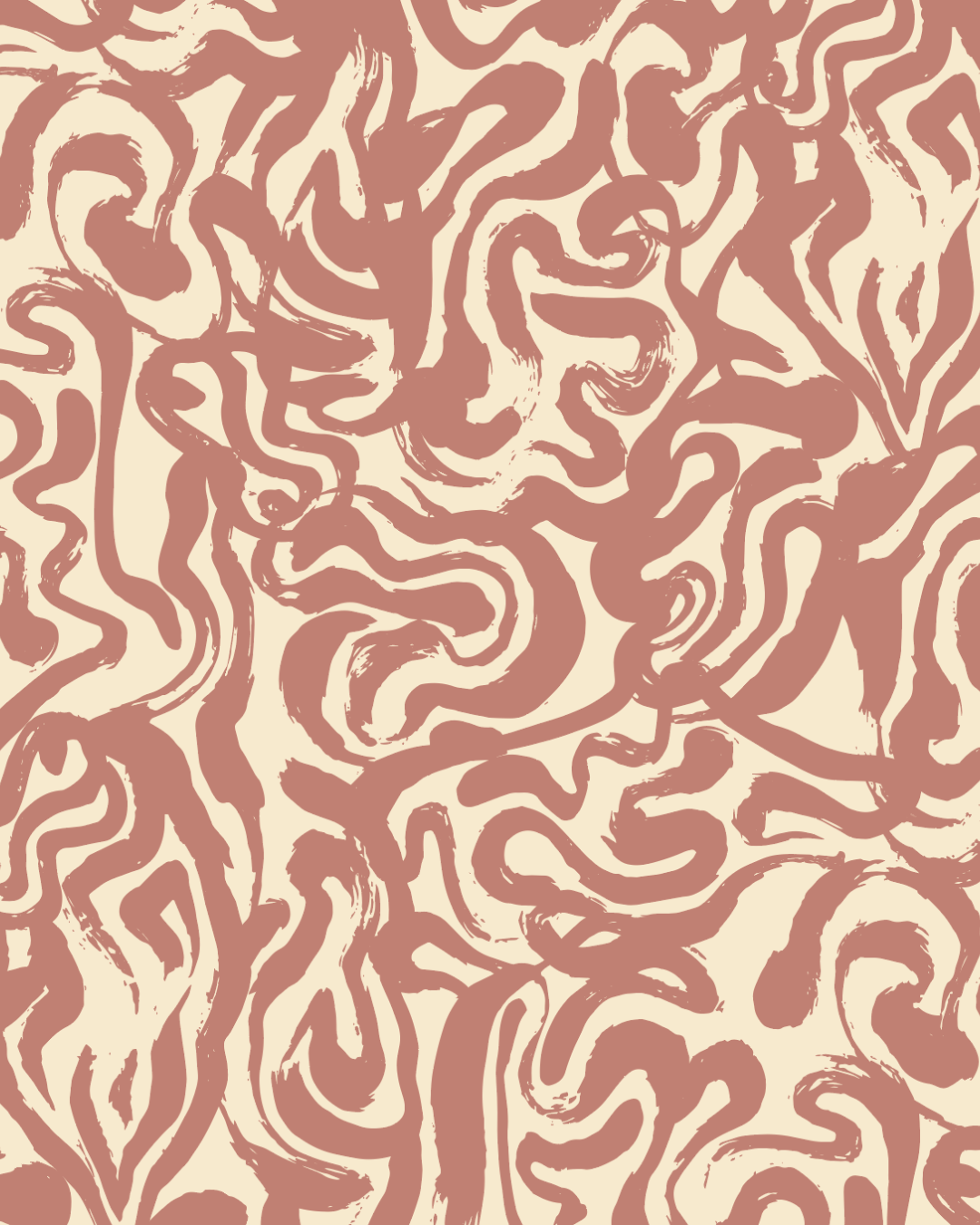 Slow Dance Door Detail Strip | Peel and Stick Door Accent | Mauve Abstract Door Trim