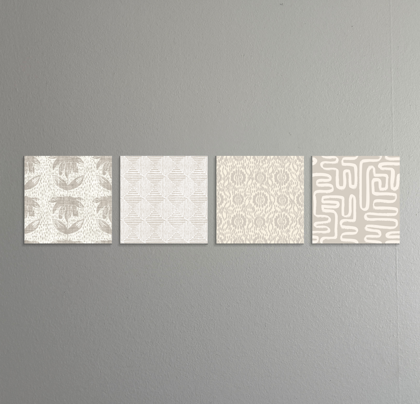Soft Focus | 4-Piece Neutral Art Print Set