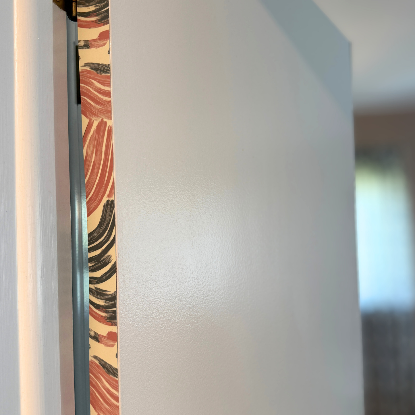 Soft Strokes Door Detail Strip | Peel and Stick Door Accent