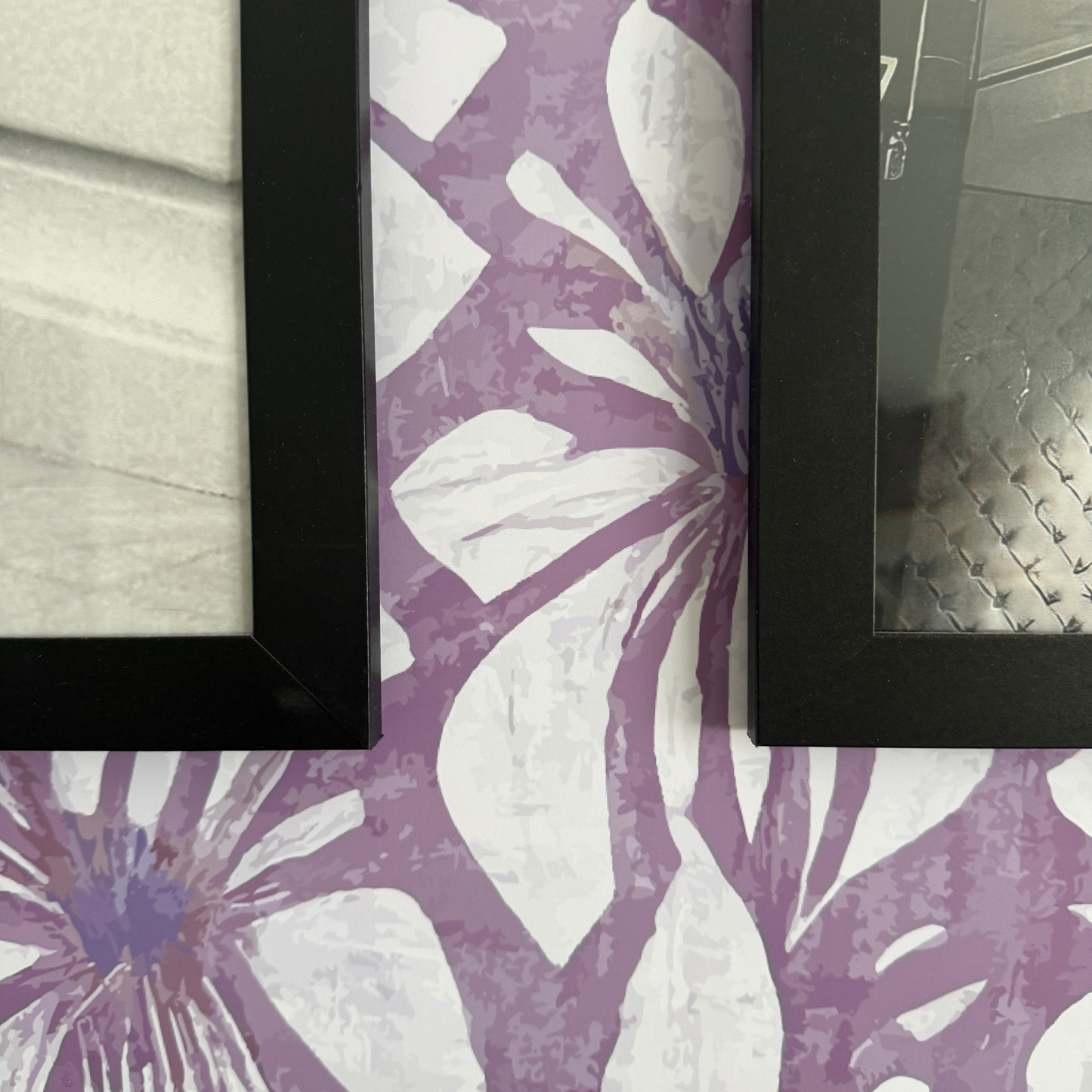 Velvet Garden Peel and Stick Wallpaper | Plum Floral Statement Pattern