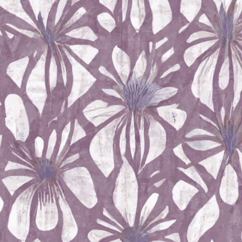 Velvet Garden Door Detail Strip | Peel and Stick Door Accent | Plum Floral Botanical Door Trim