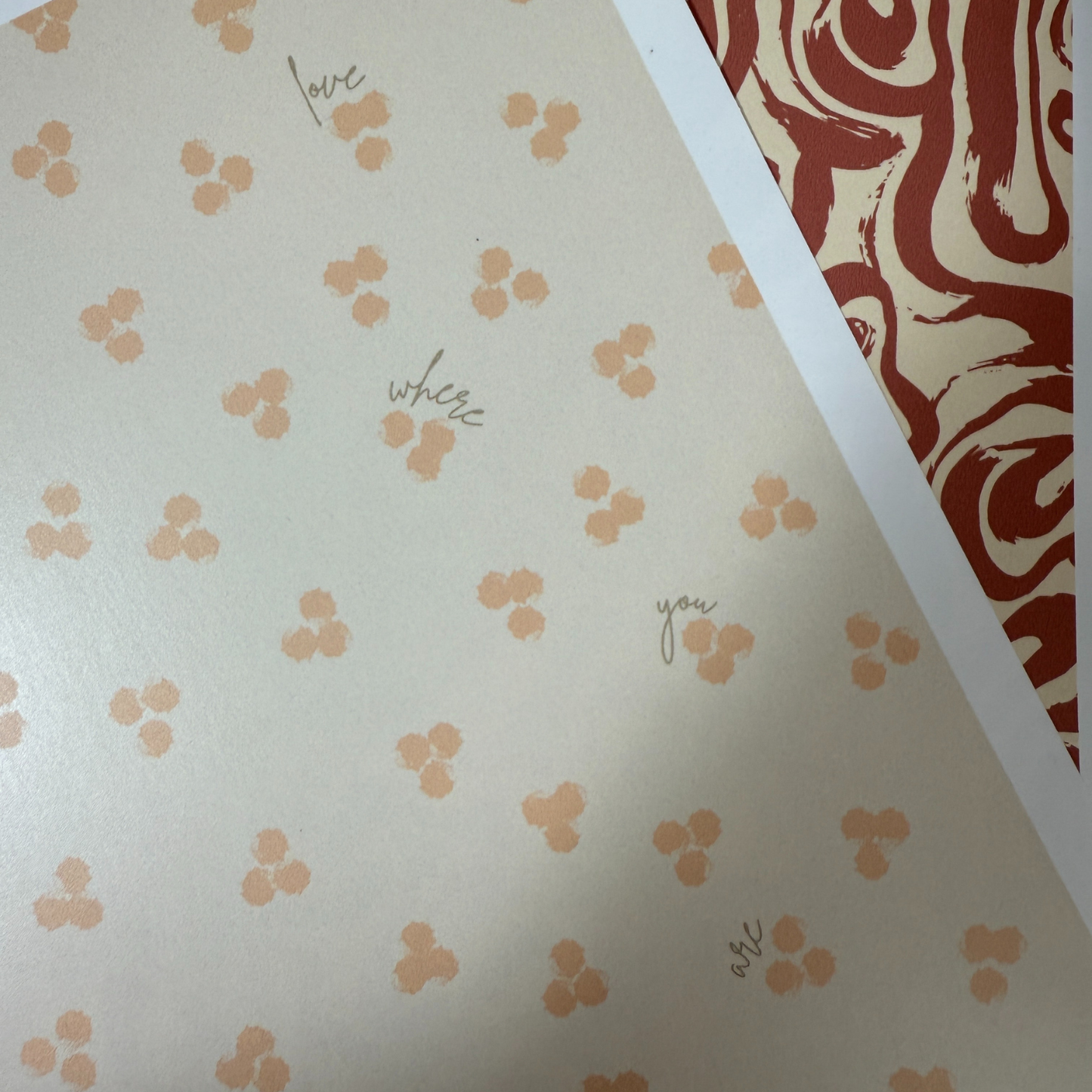 Love Where You Are | Minimal Pattern Wall Art | 8x10 and 11x14 Size