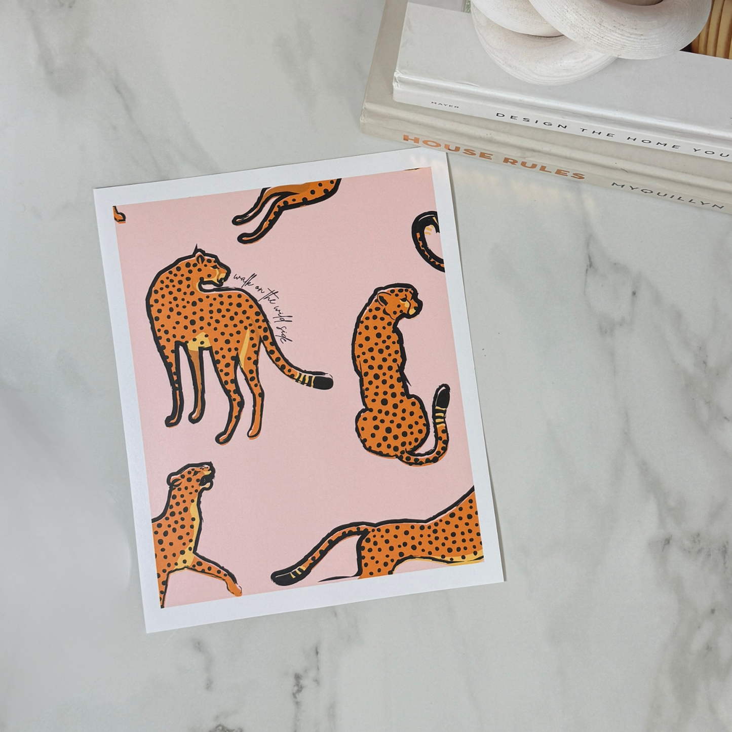 Walk on the Wild Side | Cheetah Print Wall Art | 8x10 and 11x14 Size