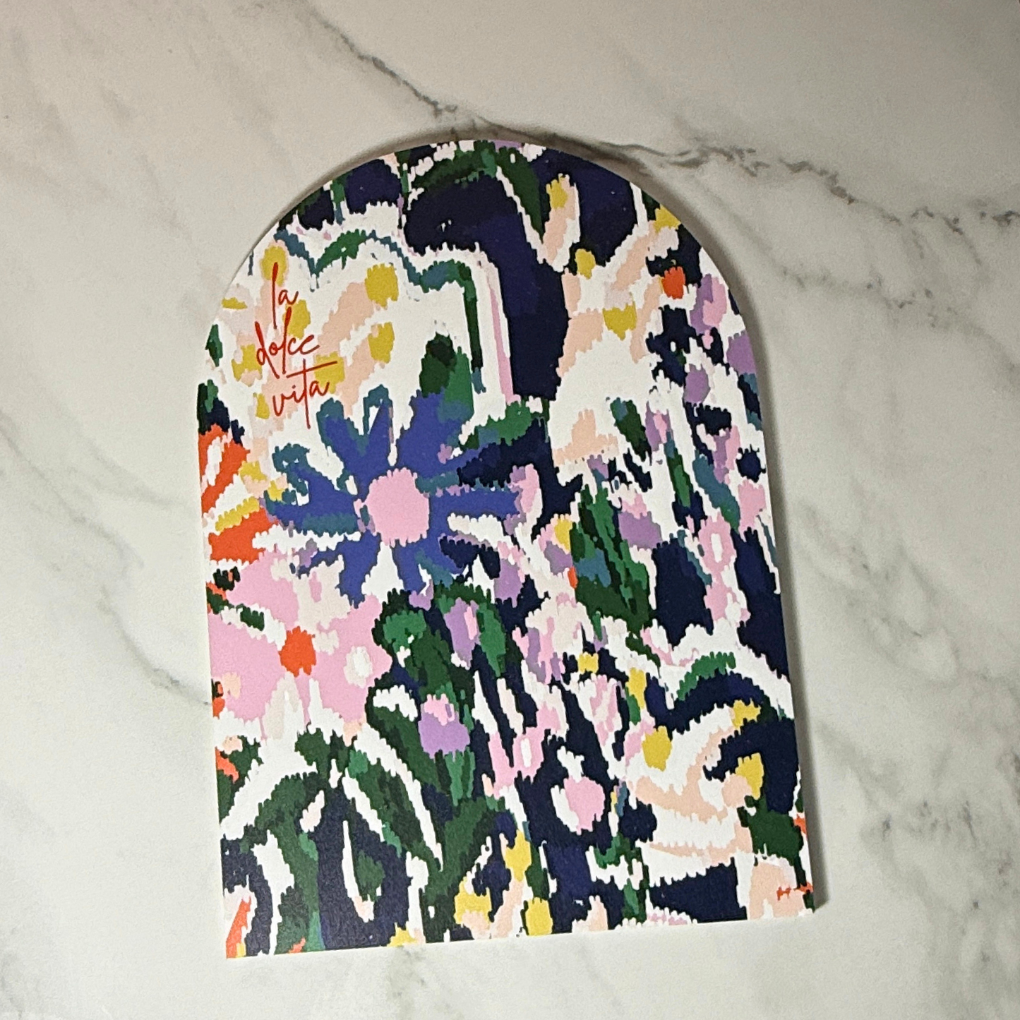 La Dolce Vita Mini Arch | Vibrant Floral Art | Modern Wall Decor