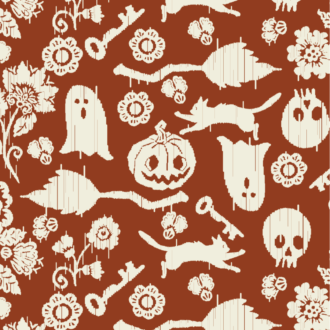 Haunted Heirloom Rust Door Detail Strip | Peel and Stick Door Accent | Vintage Halloween Door Trim