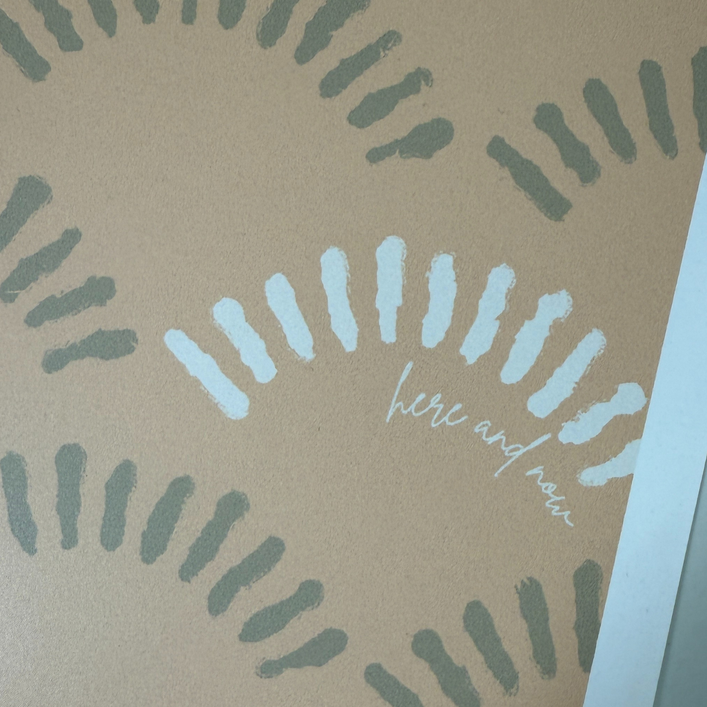 Here and Now | Minimal Modern Wall Art | 8x10 and 11x14 Size