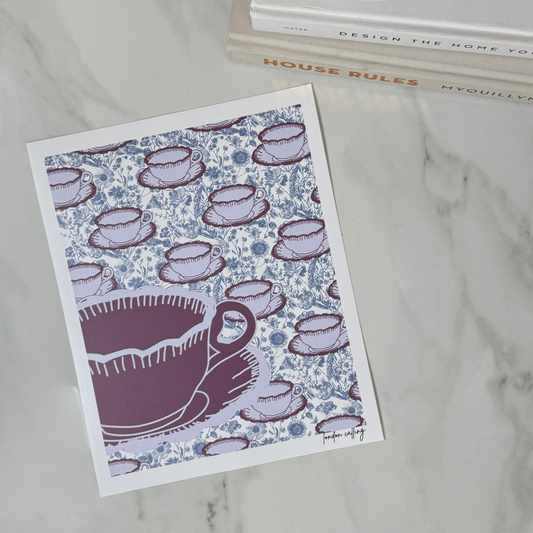 London Calling Art Print | British-Inspired Wall Art | 8x10 and 11x14 Sizes