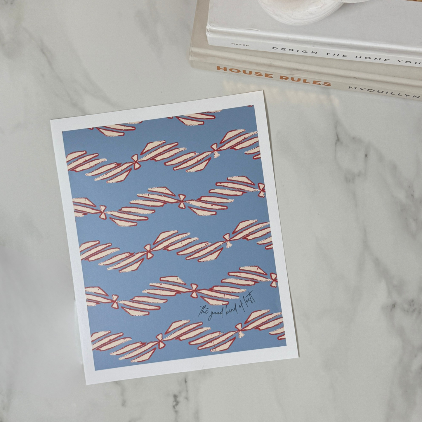 The Good Kind of Lost | Abstract Pattern Wall Art | 8x10 and 11x14 Size