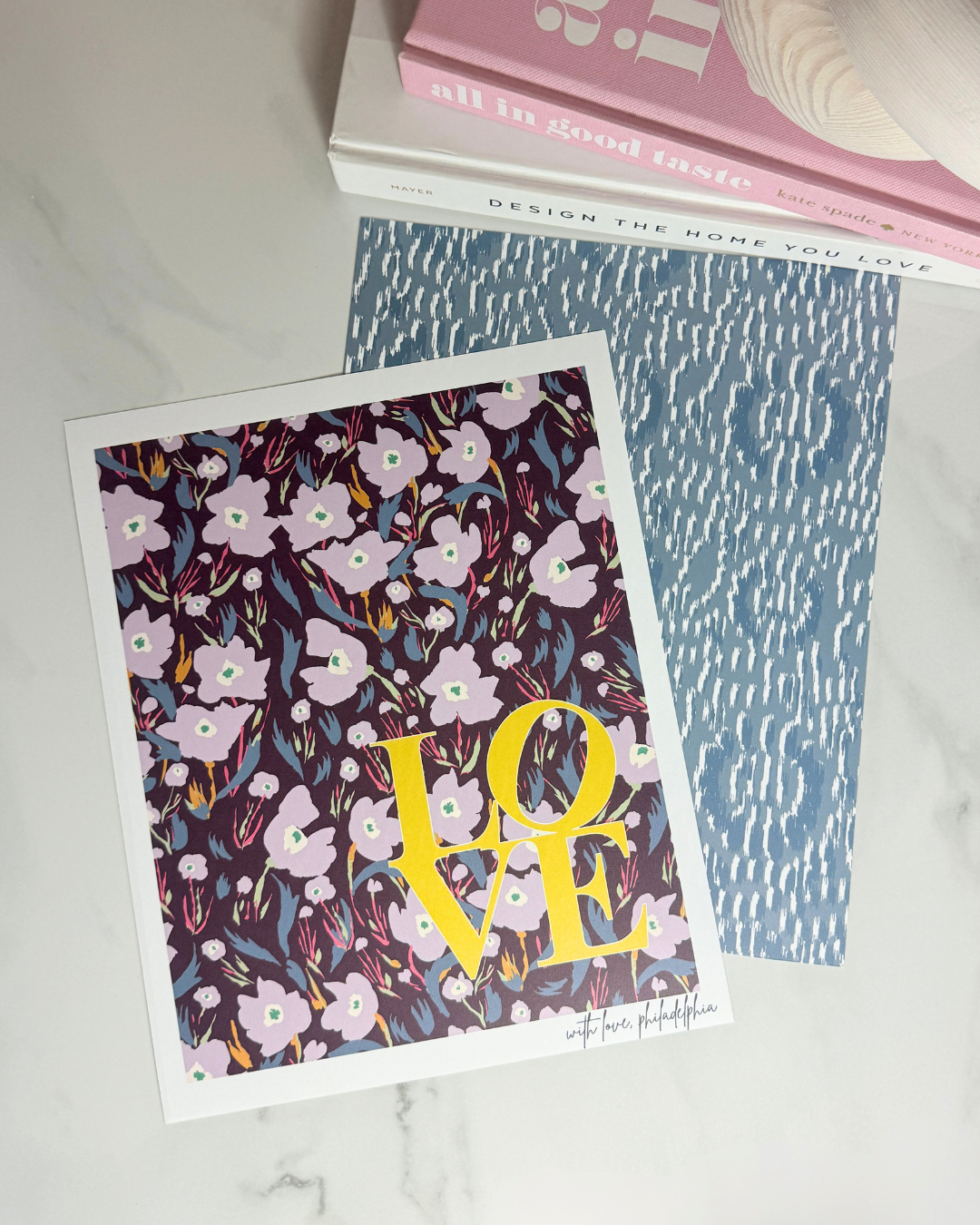 With Love, Philadelphia Art Print | Philly-Inspired Wall Art | 8x10 and 11x14 Sizes