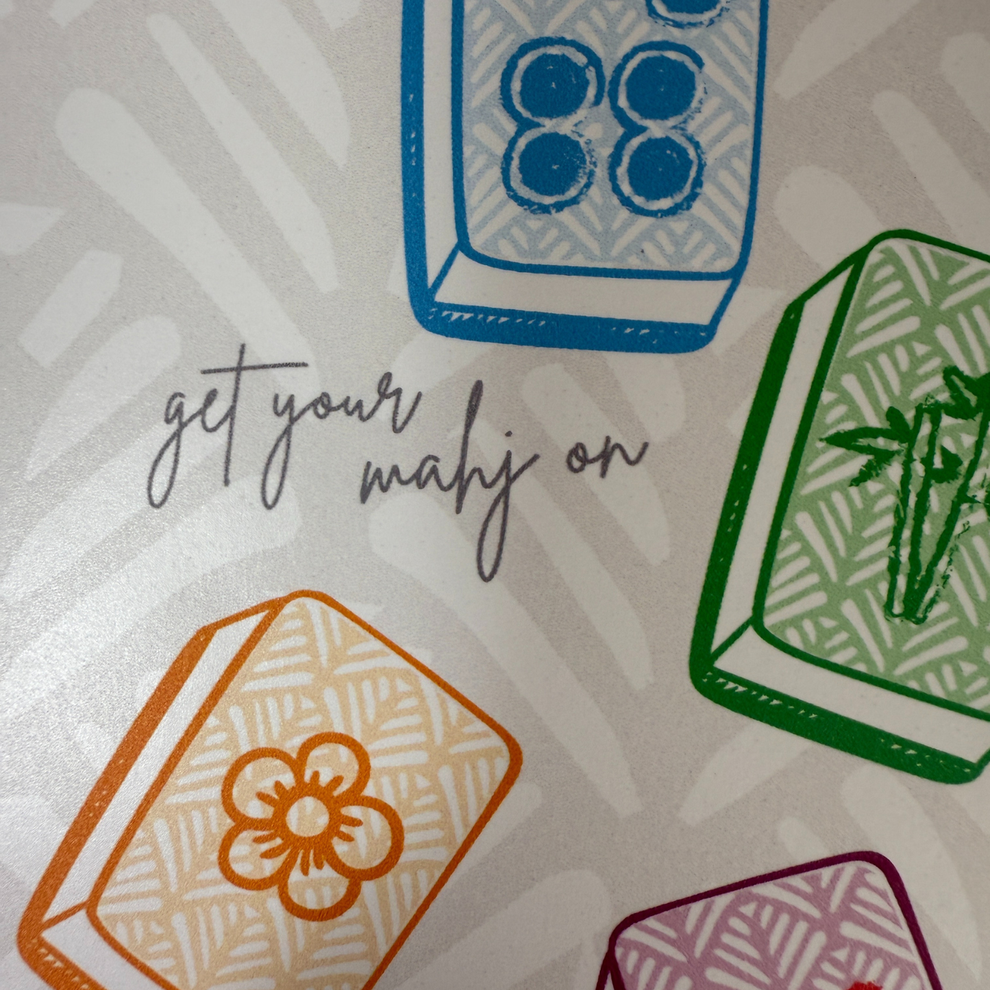 Get Your Mahj On | Mahjong Tile Wall Art | 8x10 and 11x14 Size