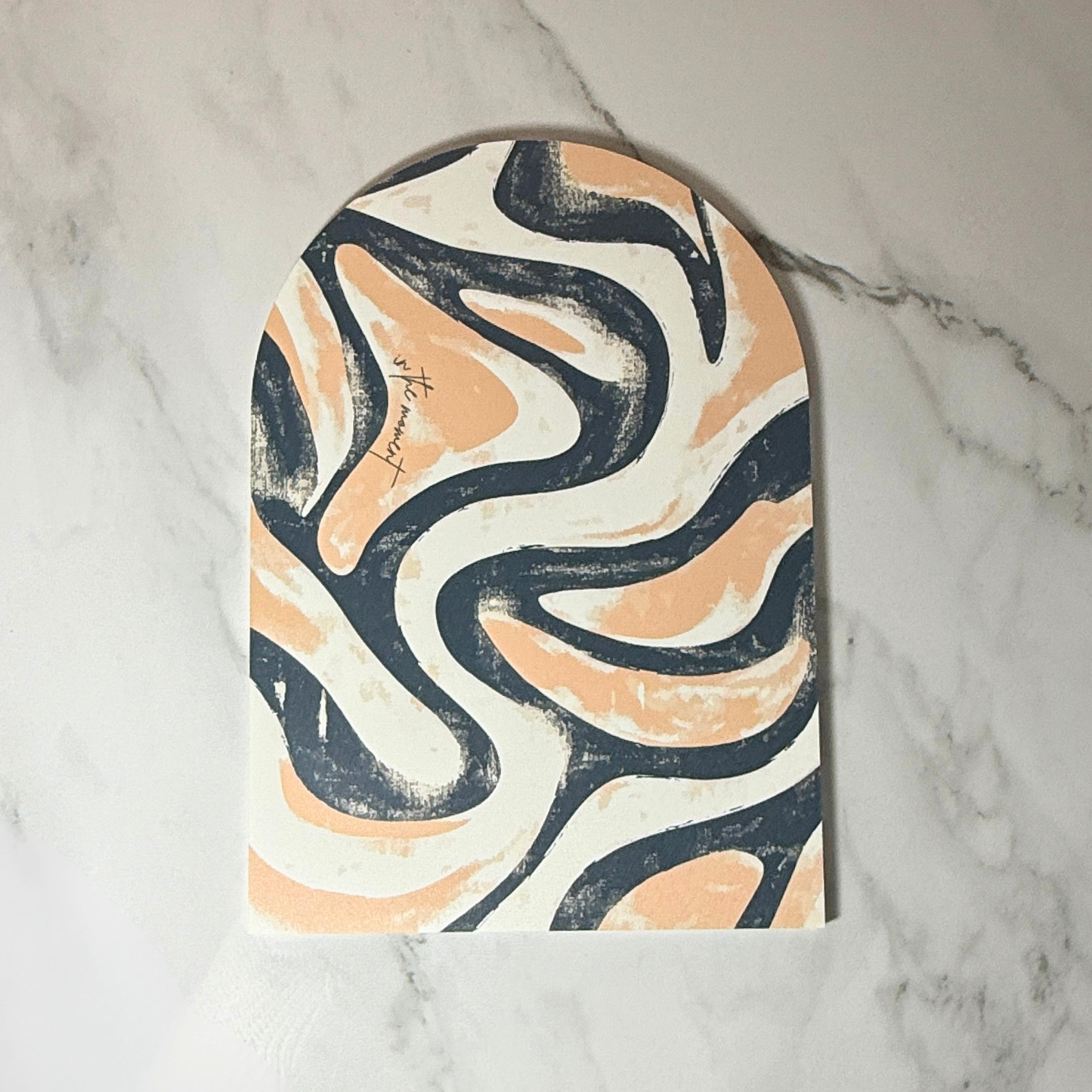 In the Moment Mini Arch | Modern Abstract Wall Art | Mindful Home Decor