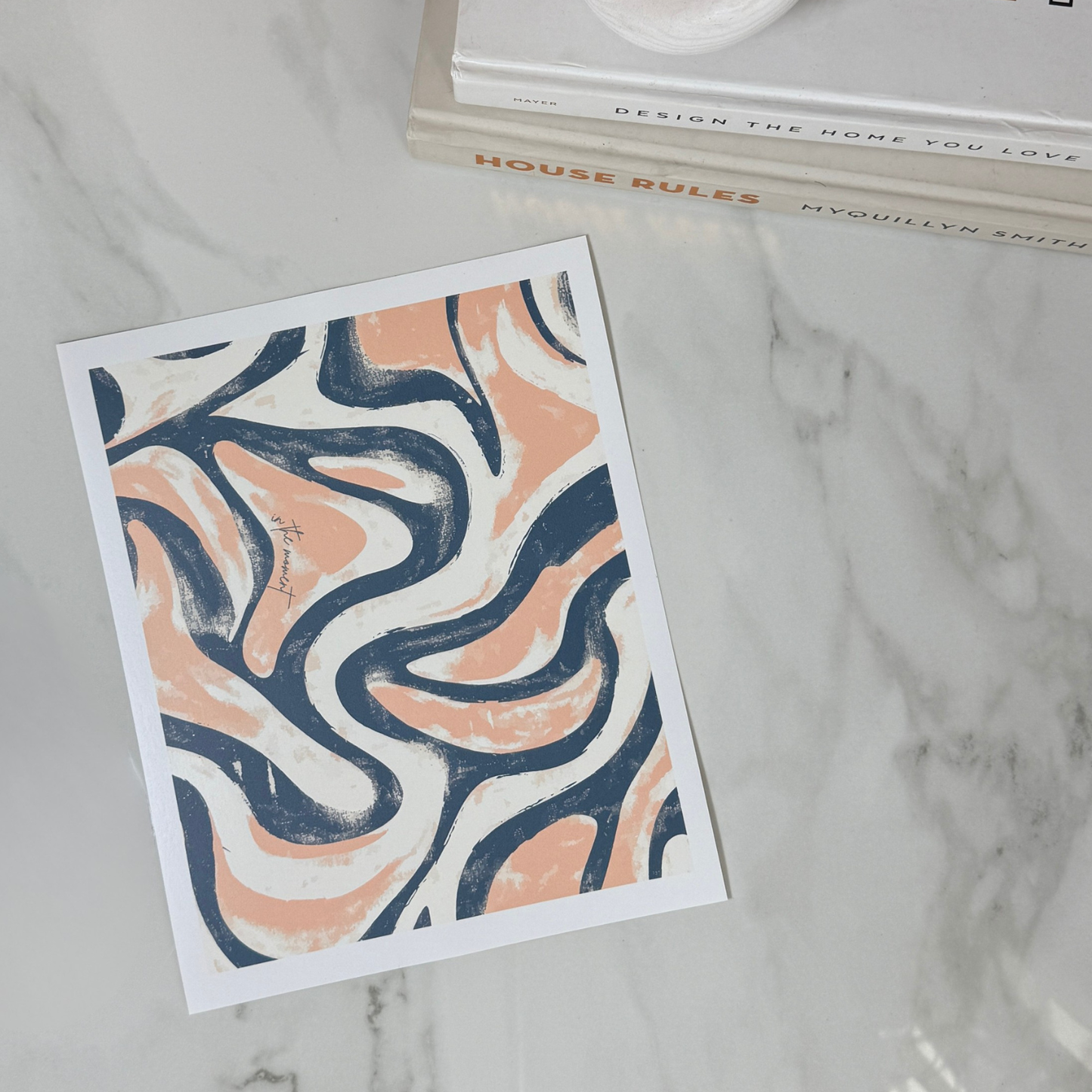 In the Moment | Modern Abstract Wall Art | 8x10 and 11x14 Size