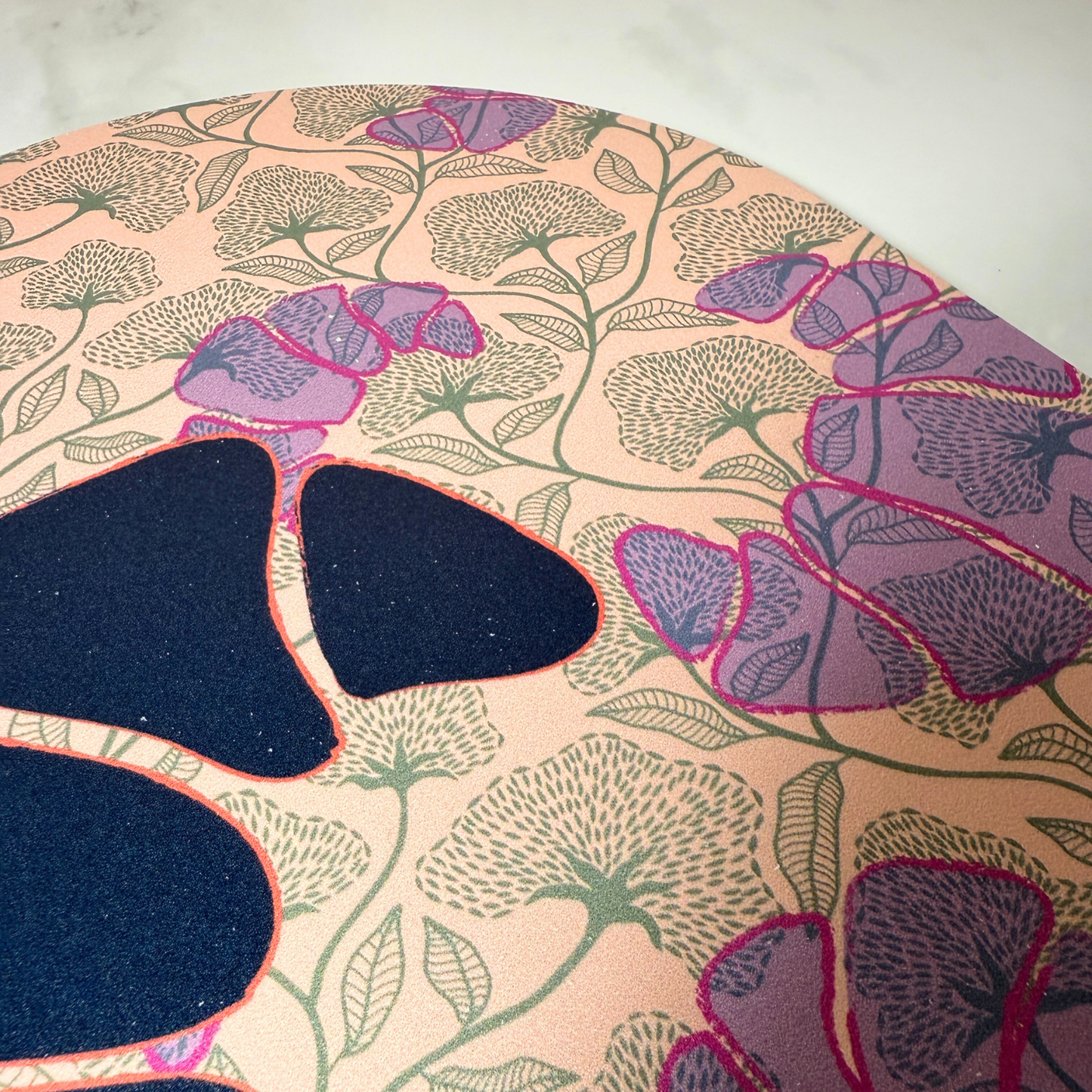 Croissant in Bloom Mini Arch | Parisian Wall Art | Feminine Modern Home Decor