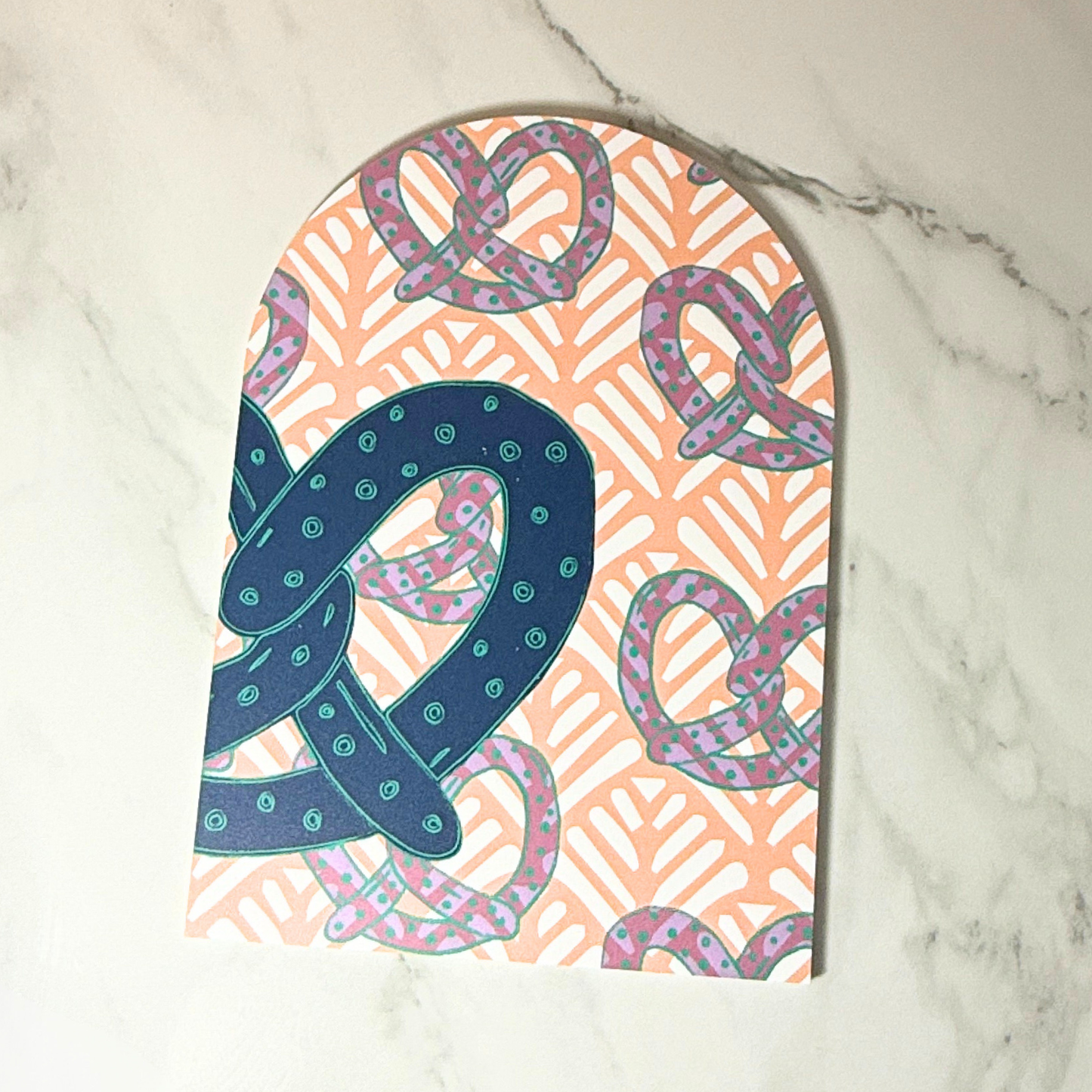 Philly Pretzel Mini Arch | Modern City Inspired Wall Art | Playful Home Decor