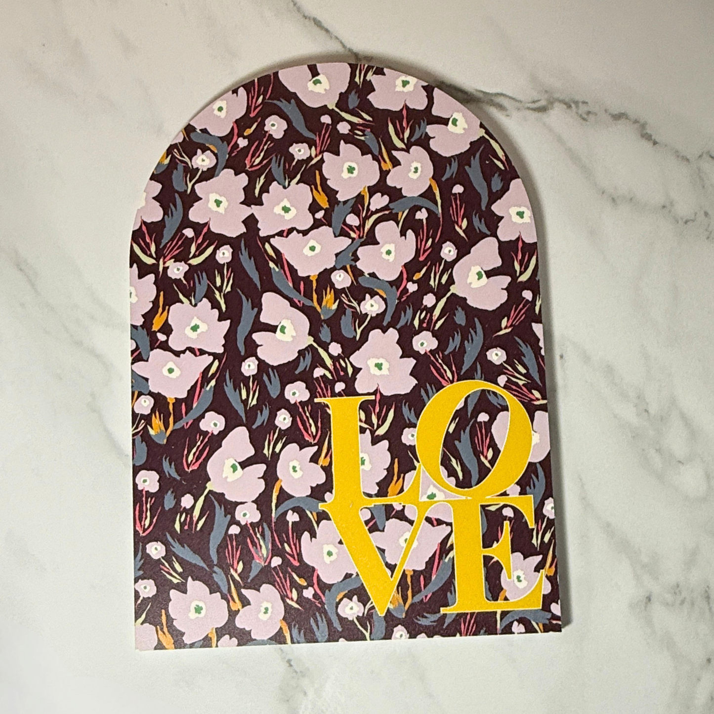 Modern Love Mini Arch | Bold Floral Wall Art | Giftable Home Decor