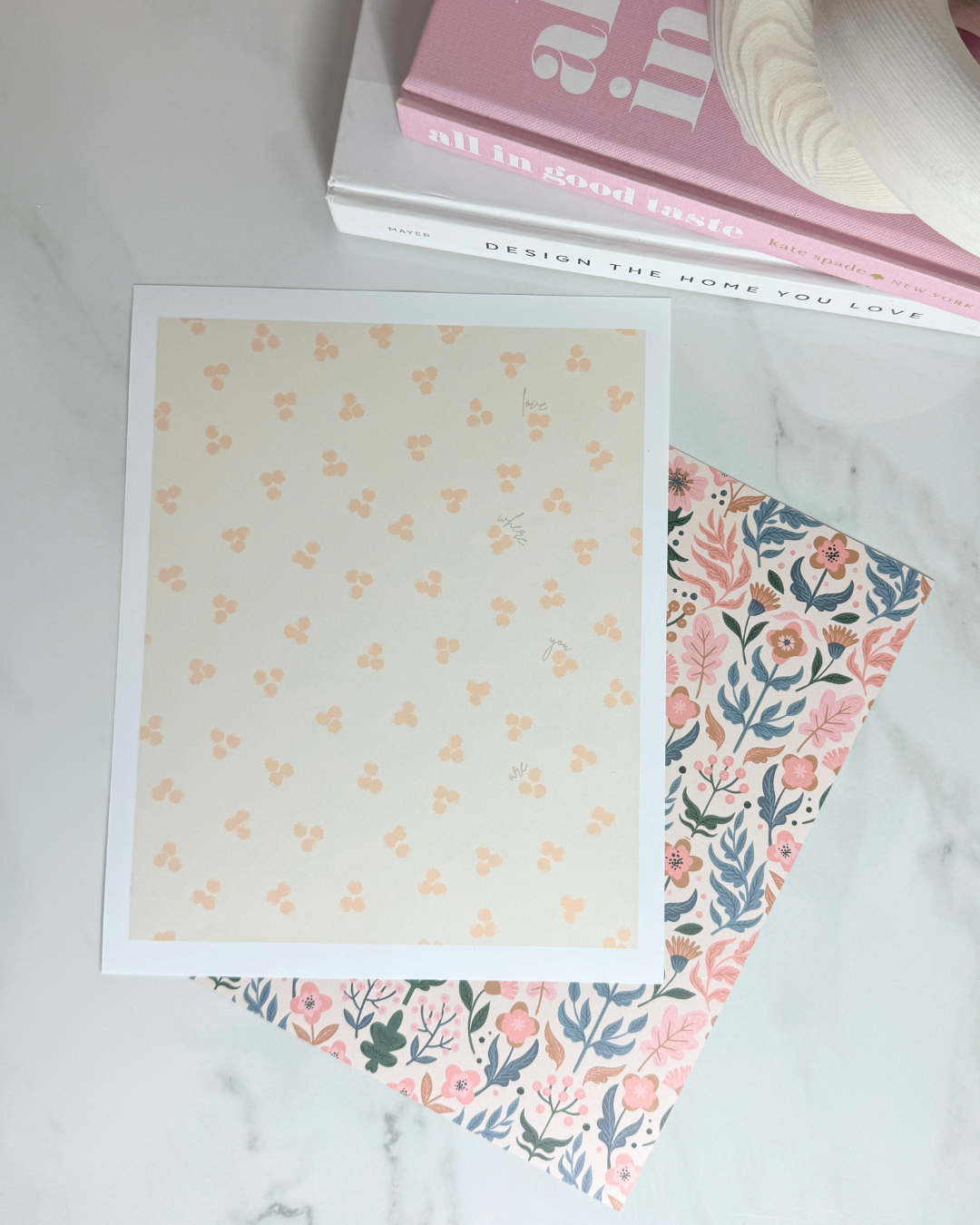 Love Where You Are | Minimal Pattern Wall Art | 8x10 and 11x14 Size