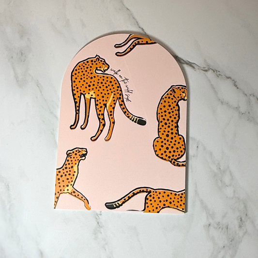 Walk on the Wild Side Mini Arch | Fashion Inspired Wall Art | Playful Modern Decor